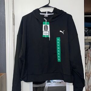 Puma cropped hoodie sweatshirt crop top active